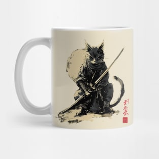 samurai cat Mug